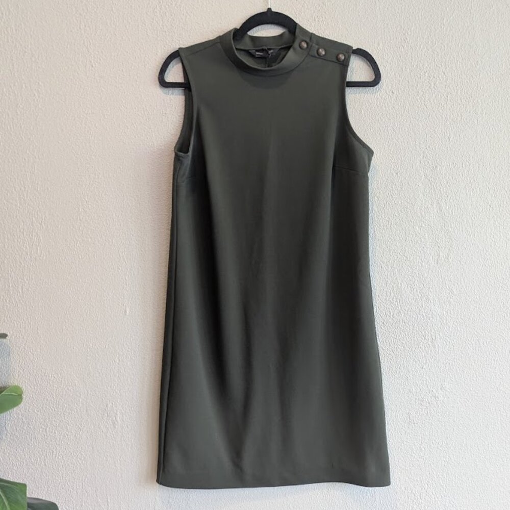 Banana Republic * Women's Shift Dress *  Olive Green - Sz Small